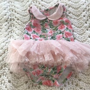Cute onesie with tulle skirt